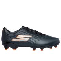 Skechers Razor 1.5 Academy Gras Voetbalschoenen (FG) Zwart Oranje