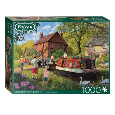Jumbo Falcon legpuzzzel - countryside locks, 1000st.