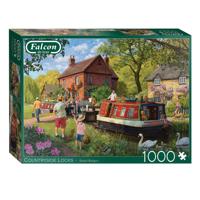 Jumbo Falcon legpuzzzel - countryside locks, 1000st.