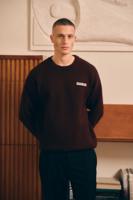 Croyez Etiquette Knit Sweater Heren Donkerrood - Maat M - Kleur: Donkerrood | Soccerfanshop