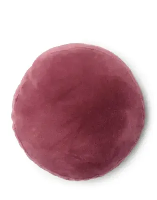 Essenza Essenza Mads Furry cushion Mauve 45 cm round