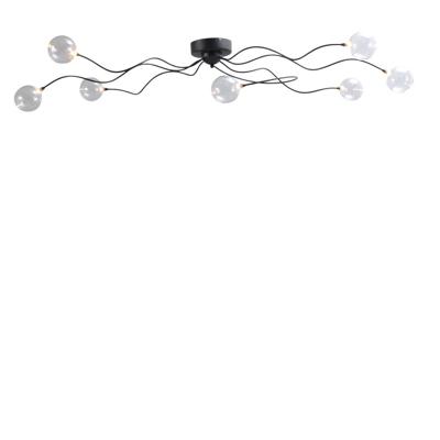 Masterlight PlafondlampGio 7-lichts zwart - 5916-05-176-DW
