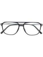 TOM FORD Eyewear lunettes de vue à monture pilote - Noir