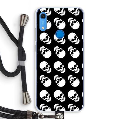 Musketon Skulls: Huawei Y6s Transparant Hoesje met koord