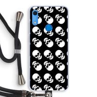 Musketon Skulls: Huawei Y6s Transparant Hoesje met koord