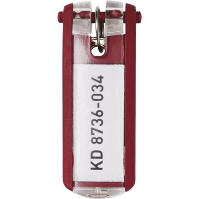 Durable 195703 Key Clip - 1957 Sleutelhanger Rood 6 stuk(s)