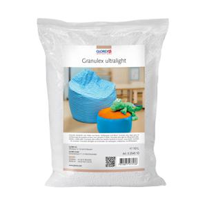 Glorex Hobby vulmateriaal - 10 liter voor knuffels/kussens - wit - piepschuim balletjes