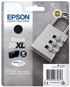 Epson Padlock Singlepack Black 35XL DURABrite Ultra Ink