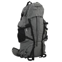 VidaXL Wandelrugzak 60 l oxford stof grijs