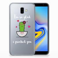 Samsung Galaxy J6 Plus (2018) Telefoonhoesje met Naam Cactus Glad