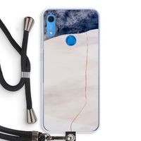 Stone White: Huawei Y6s Transparant Hoesje met koord