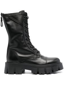 Premiata bottines Elba à lacets - Noir