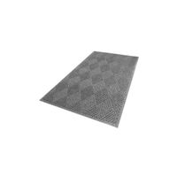Waterhog Diamond droogloopmat / schoonloopmat 60x90 cm - Fashion border - Grijs - thumbnail