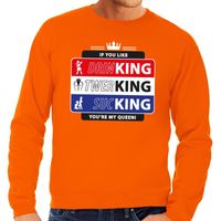 Oranje Kingsday If you like sweater voor heren - thumbnail