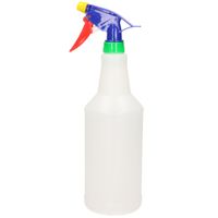Waterverstuivers/plantenspuiten transparant/rood/groen/blauw/geel 1 liter Waterverstuivers/plantenspuiten transparant/rood/groen/blauw/geel 1 liter