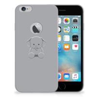 Apple iPhone 6 Plus | 6s Plus Telefoonhoesje met Naam Grijs Baby Olifant