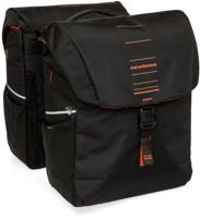 Dubbele fietstas New Looxs Vigo Double MIK 2.0 - 40 liter - 30 x 19 x 40 cm (2x) - Black-Orange