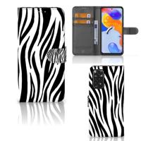 Xiaomi Redmi Note 11 Pro 5G/4G | Telefoonhoesje | Met pasjeshouder | Zebra