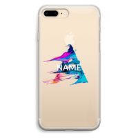Abstract Spectrum: iPhone 7 Plus Transparant Hoesje