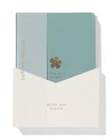 051 Schrift A6 Gelinieerd Bloemen - 3 Stuks (multi)