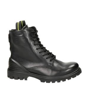 Ecco Tredtray leren veterboots zwart