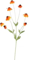 Pure Royal kunsttak rudbeckia 88cm oranje