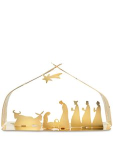 Alessi crèche de Noël Bark Christmas Crib - Or