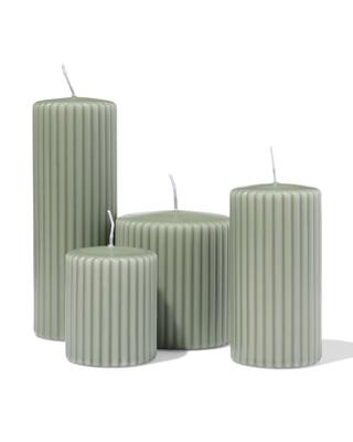 HEMA Stompkaars ⌀7x8cm Rib Groen (groen)