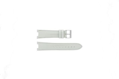Guess horlogeband W11586L3 Leder Wit 22mm