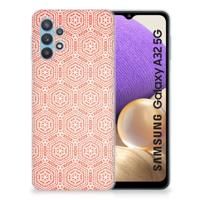 Samsung Galaxy A32 5G | TPU bumper | Pattern Orange