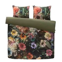 At Home by Beddinghouse dekbedovertrek Forever flowers - groen - 240x200/220 cm