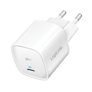 LogiLink PA0279 USB-oplader 30 W Binnen, Thuis Uitgangsstroom (max.) 3 A Aantal uitgangen: 1 x USB-C bus (Power Delivery) USB Power Delivery (USB-PD)