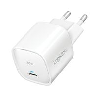 LogiLink PA0279 USB-oplader 30 W Binnen, Thuis Uitgangsstroom (max.) 3 A Aantal uitgangen: 1 x USB-C bus (Power Delivery) USB Power Delivery (USB-PD) - thumbnail