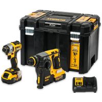 DeWalt DCK2532P2 Combiset - DCH273 Brushless SDS+ Combihamer + DCF887 slagschroevendraaier 18V XR Li-ion - DCK2532P2