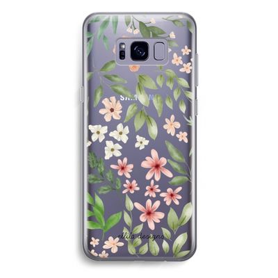 Botanical sweet flower heaven: Samsung Galaxy S8 Plus Transparant Hoesje