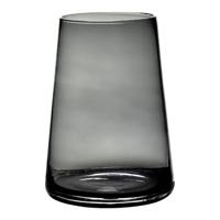 Maison Péderrey Vaas Mond geblazen glas Glas Zwart D 20 cm H 28 cm