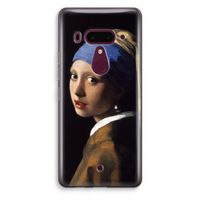 The Pearl Earring: HTC U12+ Transparant Hoesje