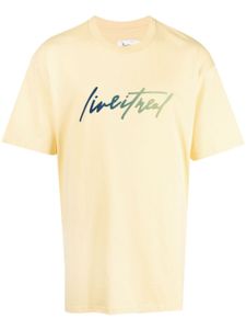 izzue t-shirt en coton à slogan imprimé - Jaune