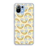 Regenboog: Xiaomi Mi 11 Lite Transparant Hoesje