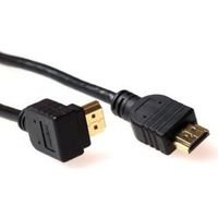 ACT 1 meter HDMI High Speed kabel v2.0 HDMI-A male haaks - HDMI-A male recht