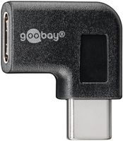 USB 3.2 GEN 1 (USB 3.0) Adapter - USB-C (M) naar USB-C (F) 90° - 5Gbit/s - USB adapter haaks - thumbnail