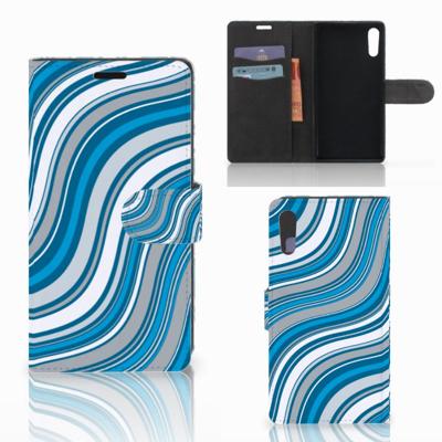Sony Xperia XZ | Sony Xperia XZs | Telefoon Hoesje | Waves Blue