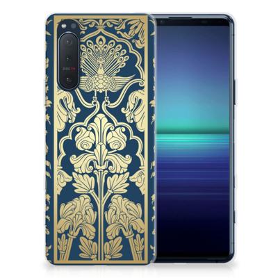 Sony Xperia 5II | TPU Case | Beige Flowers