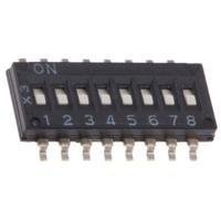 Omron A6H-8101 DIP-schakelaar Aantal polen 8 SMD 1 stuk(s) Bag