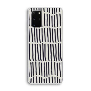 Moroccan stripes: Samsung Galaxy S20 Plus Transparant Hoesje