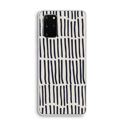 Moroccan stripes: Samsung Galaxy S20 Plus Transparant Hoesje