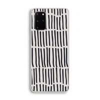 Moroccan stripes: Samsung Galaxy S20 Plus Transparant Hoesje