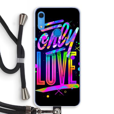 Only Love: Huawei Y6s Transparant Hoesje met koord