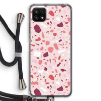 Terrazzo N°15: Samsung Galaxy A22 5G Transparant Hoesje met koord