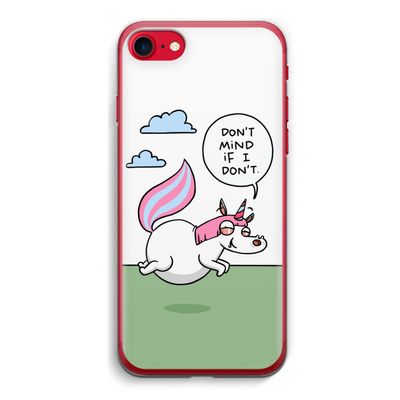 Unicorn: iPhone SE 2020 Transparant Hoesje
